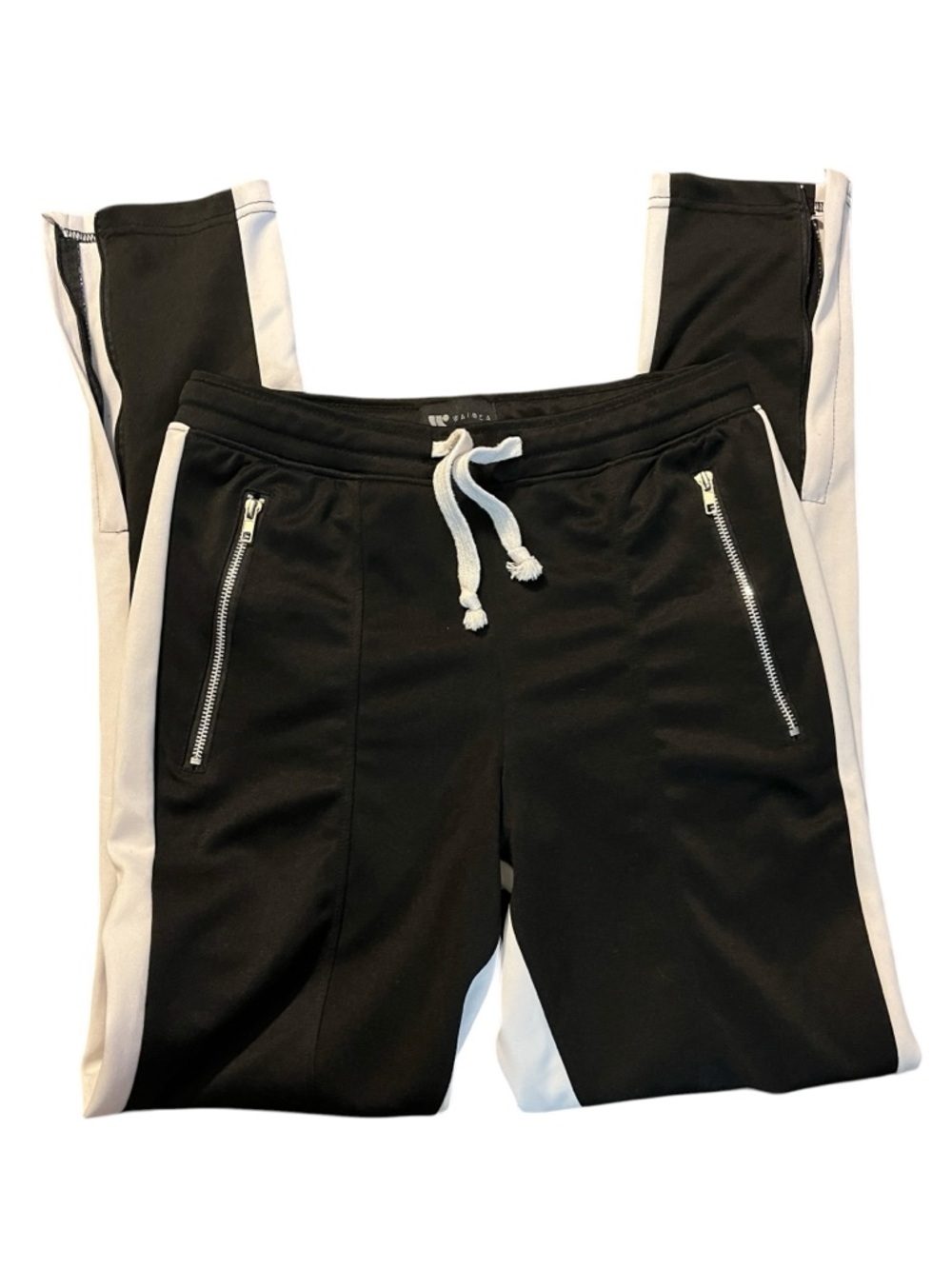 Waimea Men's Black Joggers with White Side Panels Size Small - Picture 4 of 5